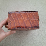 Vintage alligator skin bag