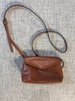 Faux Leather Side Bag Purse