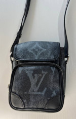 Louis Vuitton Monogram Eclipse Virgil Alboh Sling Bag
