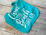 Teal Beach Bag