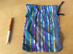 Mayan drawstring bag
