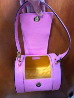 Authentic Bulgari BZERO1 Dark Pink/Gold Bag