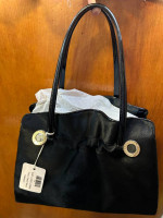 Authentic Bulgari Twist Bag Pony/Patent Black
