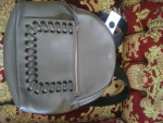 NWT Fendi Designer Gray Leather Women's Backpack Bag