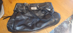 Coach black leather bag
