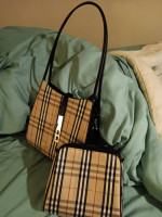 Coach Purse and Makeup Bag.