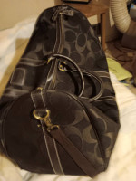 Coach Gym Bag. Dark Chocolate in color. Like New.