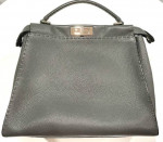 FENDI Peekaboo "RARE" Large Selleria Bag Grey