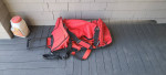 Duffel bag luggage with wheels