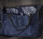 Blue Canvas Duffle Bag
