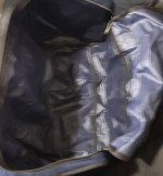 Blue Canvas Duffle Bag