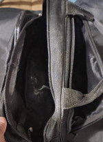 Black Canvas Travel Bag