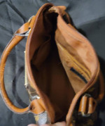 Dark Brown and Tan Polo by Ralph Lauren Bag with Matching Wallet