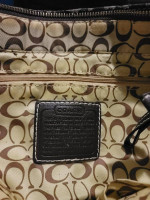 Coach Multicolored Suede, Canvas and Leather Bag