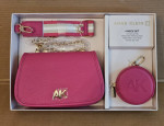 New Anne Klein Hibiscus Crossbody Bag 4-Piece Gift Set BNIB MSRP $85