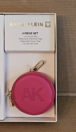 New Anne Klein Hibiscus Crossbody Bag 4-Piece Gift Set BNIB MSRP $85