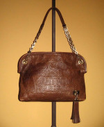 Louis Vuitton Embossed Leather Bag
