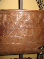 Louis Vuitton Embossed Leather Bag