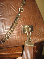 Louis Vuitton Embossed Leather Bag
