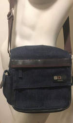 Vintage Nine West Accessories Unisex Denim Crossbody Bag  LIKE NEW