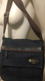Vintage Nine West Accessories Unisex Denim Crossbody Bag  LIKE NEW