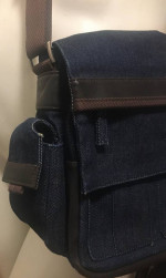 Vintage Nine West Accessories Unisex Denim Crossbody Bag  LIKE NEW