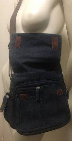 Vintage Nine West Accessories Unisex Denim Crossbody Bag  LIKE NEW