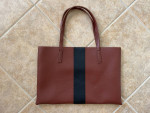 Vince Camuto Brown and Black Tote Bag