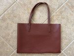 Vince Camuto Brown and Black Tote Bag