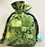 Brand New Handcrafted Drawstring Purse / Bag - 9.5"T x 7.5"W