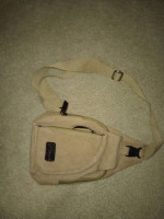 Flish Ladies Corduroy 3 Zipper Utility Bag