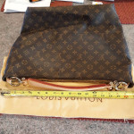 Knock off Louis Vuitton hand bag.