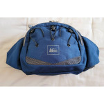 REI Multi-Pocket Shoulder Waist Hip Pack Belt Bag, Blue