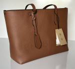Burberry Ardwell Calf Grain Leather Tote Bag Tan 8052855