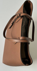 Burberry Ardwell Calf Grain Leather Tote Bag Tan 8052855