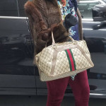 Vintage Gucci Sherry GG Supreme Small boston weekender travel bag