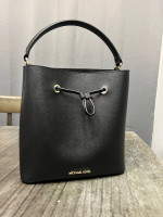 Never Used Michael Kors Suri Bucket Leather Shoulder Bag