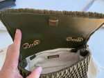 Tory Burch Kira Suede Small Crossbody Shoulder Bag in Lecchio Green