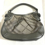 BURBERRY Nova Check Canvas Handbag Shoulder Bag Purse