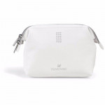 White Summer/Bridal Travel Bag w/Swarovski Crystals