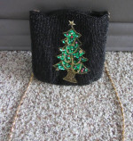 Christmas Tree Beaded Evening Crossbody Bag - Same Christmas Tree