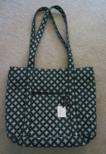 Vera Bradley Green And White Large Weekend Tote Bag - 15745-D37