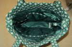 Vera Bradley Green And White Large Weekend Tote Bag - 15745-D37