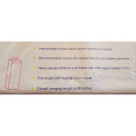 Cotton Canvas Hanging Suit Clothing Large 42in. Garment Bag, New