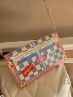 LV Louis Vuitton Monogram Graffiti Clutch Wallet Purse Bag Handbag