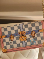 LV Louis Vuitton Monogram Graffiti Clutch Wallet Purse Bag Handbag