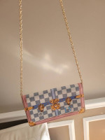 LV Louis Vuitton Monogram Graffiti Clutch Wallet Purse Bag Handbag