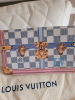 LV Louis Vuitton Monogram Graffiti Clutch Wallet Purse Bag Handbag