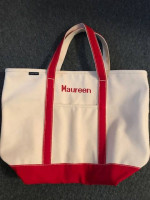 "Maureen" monogrammed tote bag