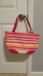 New Multi Colored Summer Tote Bag